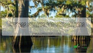 cypress swamps and bottomlands