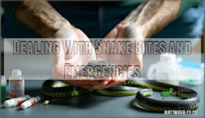 dealing with snake bites and emergencies