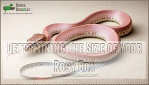 determining the size of your rosy boa