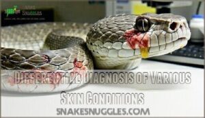 differential diagnosis of various skin conditions