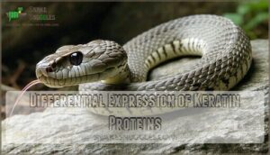 differential expression of keratin proteins