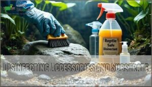 disinfecting accessories and substrate