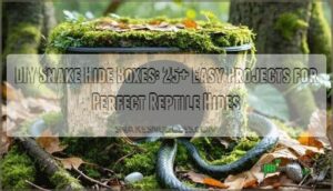 diy snake hide boxes