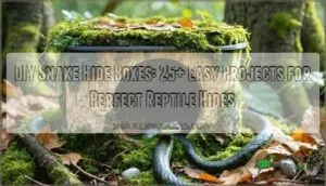 diy snake hide boxes