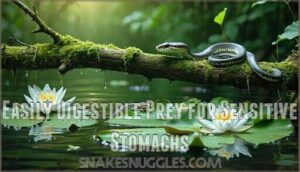 easily digestible prey for sensitive stomachs