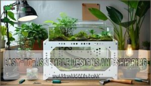 easy-to-assemble designs and shipping