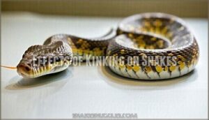 effects of kinking on snakes