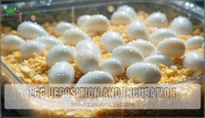 egg deposition and incubation