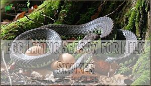 egg laying season for milk snakes