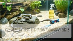 enclosure maintenance and cleaning