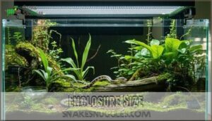 enclosure size