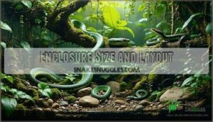 enclosure size and layout