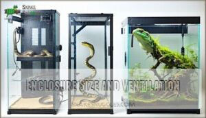 enclosure size and ventilation