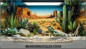 enclosure size requirements