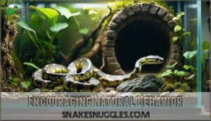 encouraging natural behavior
