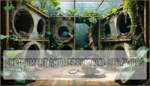 enrichment and territorial behaviors