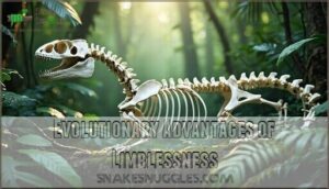 evolutionary advantages of limblessness
