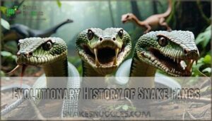 evolutionary history of snake fangs