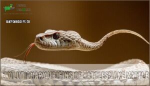 evolutionary origins of rattlesnake rattle