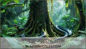 extinct giant snakes