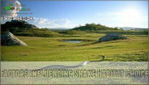 factors influencing snake habitat choice