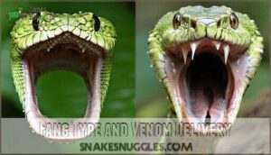 fang type and venom delivery