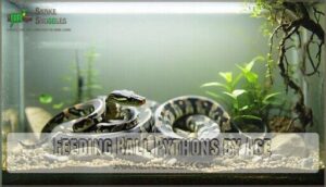 feeding ball pythons by age