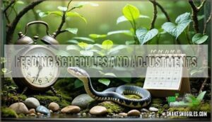 feeding schedules and adjustments