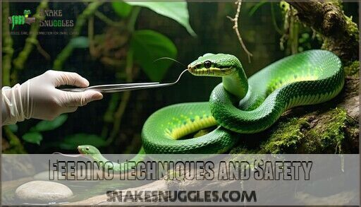Image showcasing Feeding Pet Snakes Safely: Expert Guide to Proper Snake Care