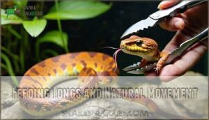 feeding tongs and natural movement