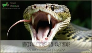fixed fangs in elapids