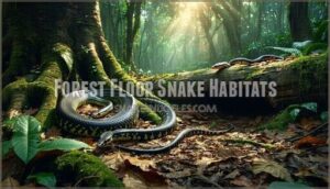 forest floor snake habitats