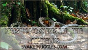 forest floor snakes and their adaptations