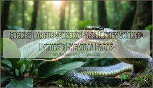 forked tongue sensory capabilities snakes
