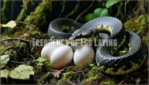 frequency of egg laying frequency of egg laying