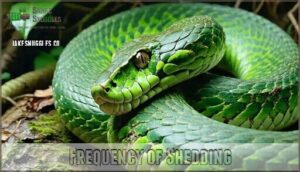 frequency of shedding
