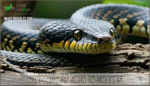 function of skin in snakes
