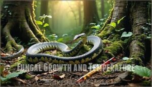 fungal growth and temperature