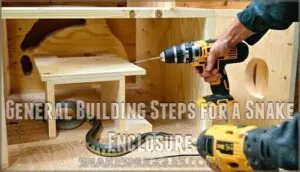 general building steps for a snake enclosure general building steps for a snake enclosure