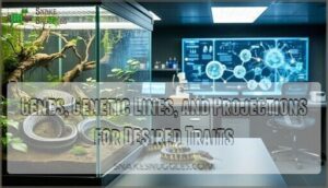 genes, genetic lines, and projections for desired traits