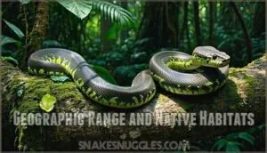 geographic range and native habitats geographic range and native habitats