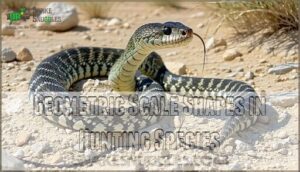 geometric scale shapes in hunting species
