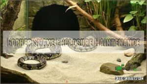 gopher snake enclosure maintenance