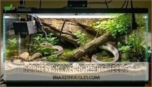 gopher snake lighting needs