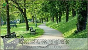 green spaces and parks