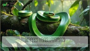 green tree python