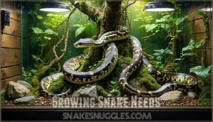 growing snake needs