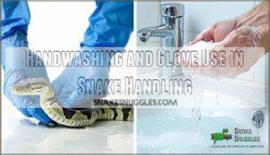 handwashing and glove use in snake handling