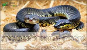 hatchling and adult feeding differences