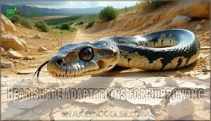 head shape adaptations for burrowing head shape adaptations for burrowing
